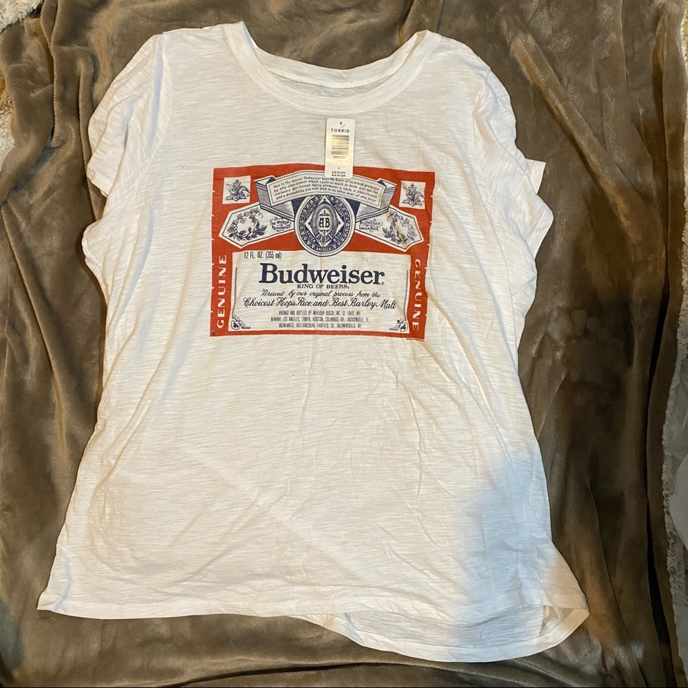 Torrid NWT size 4 Budweiser shirt